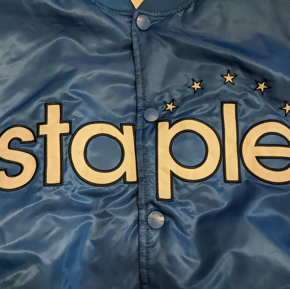 Staple bomber jacket blue,XXL